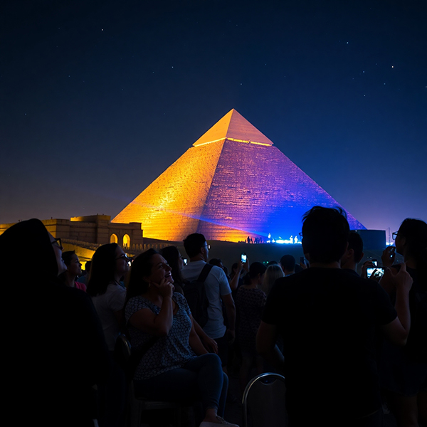 Sound and Light Show - Pyramids